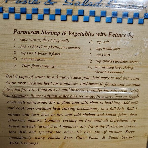 Alaska Bear Claw Wood Salad & Pasta Server NEW - Picture 3 of 5